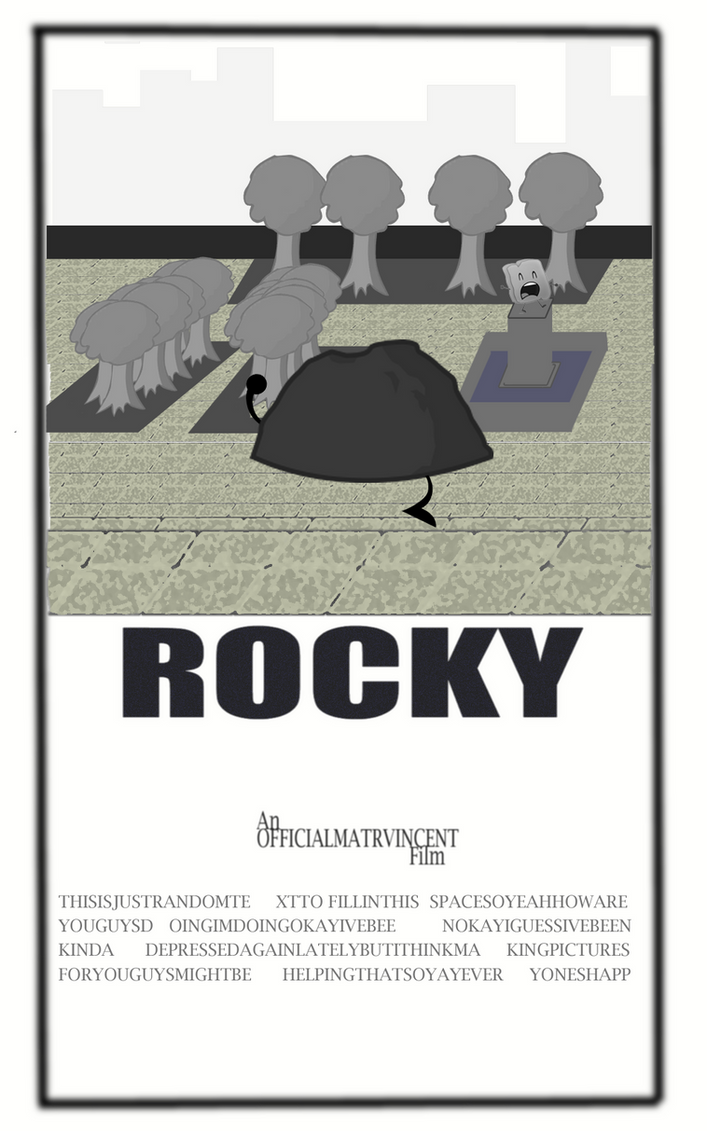 Matrvincent Deviantart ''Rocky'' Movie Poster by MatrVincent on DeviantArt