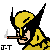Smoking Wolverine GIF by J-amesT