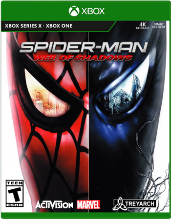 Spider-Man Web of Shadows Remastered Cover Xbox