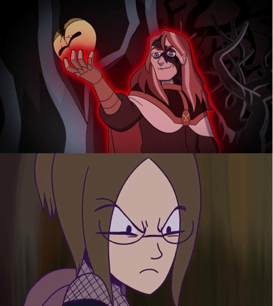 Missi Glares at Emperor Belos
