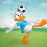 Soccer duck