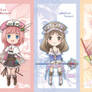Atelier Rorona + Totori + Meruru Chibis