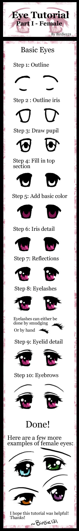 Anime Eye Tutorial - Female