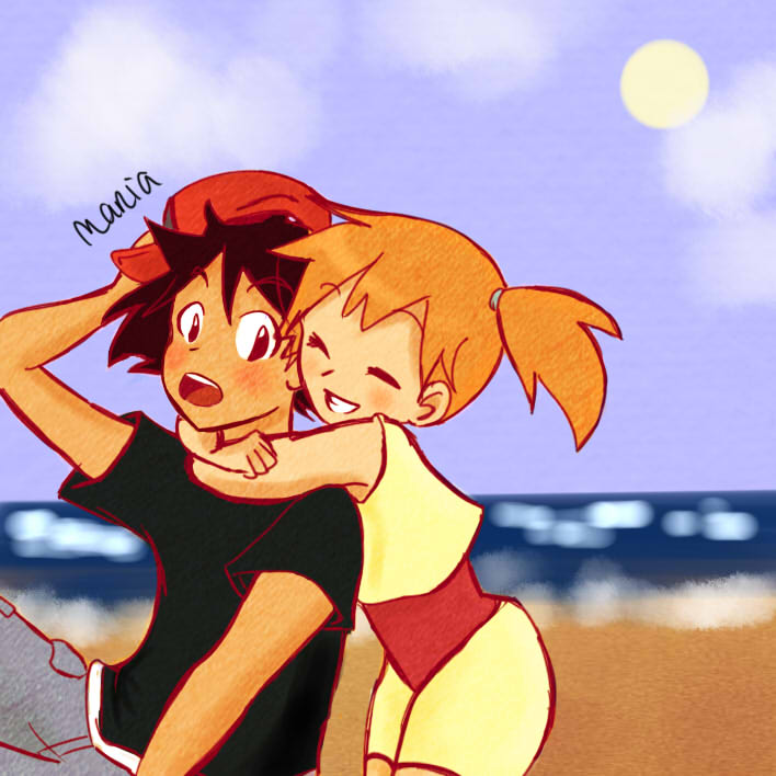 Ash and Misty