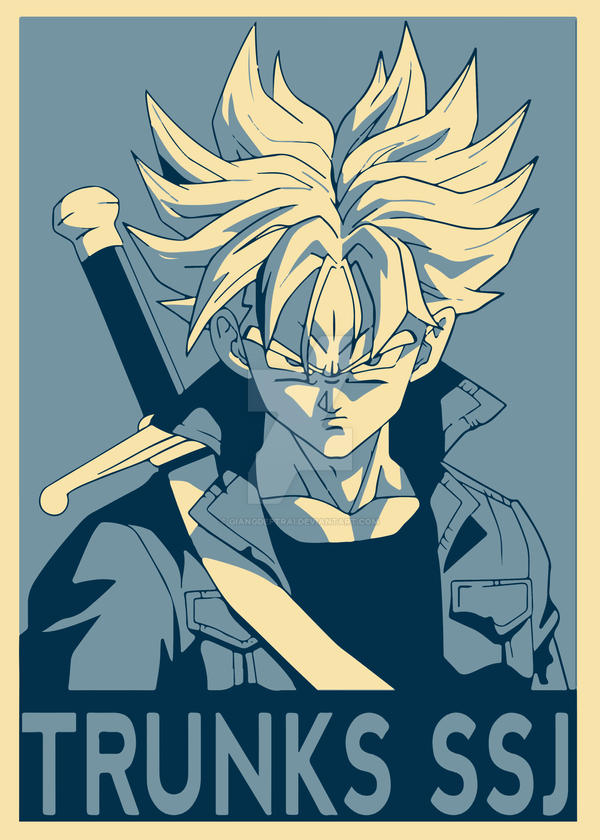Future Trunks Designs Future Trunks poster pop art by giangdeptrai on DeviantArt