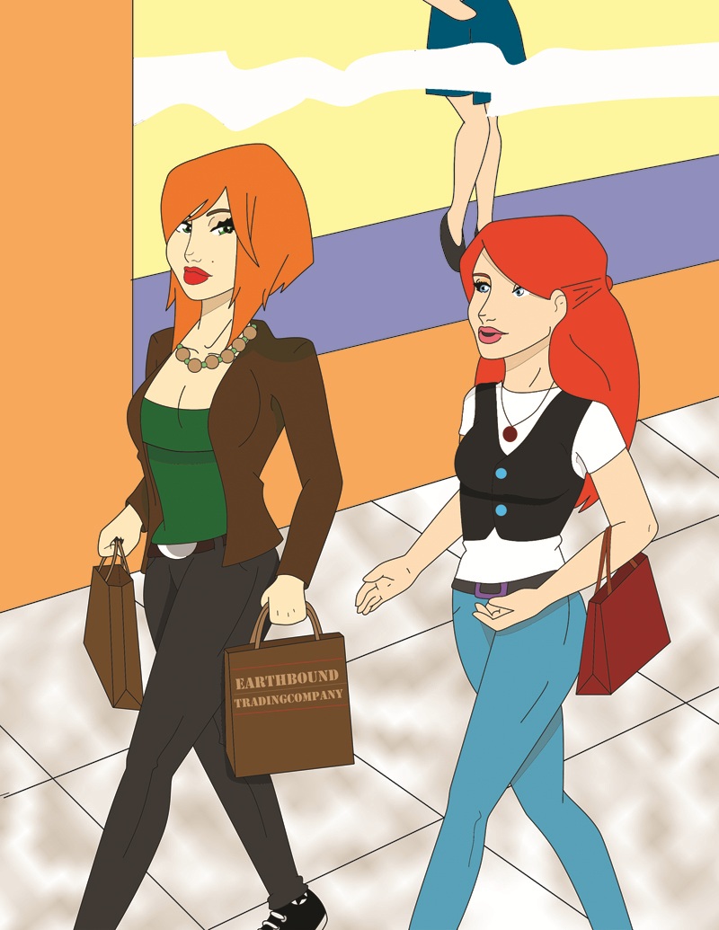 Redheads And Roommates:Day Out