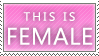 Female Stamp