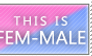 Fem-Male Stamp