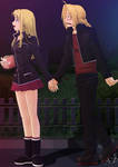 Fireworks - Winry and Ed