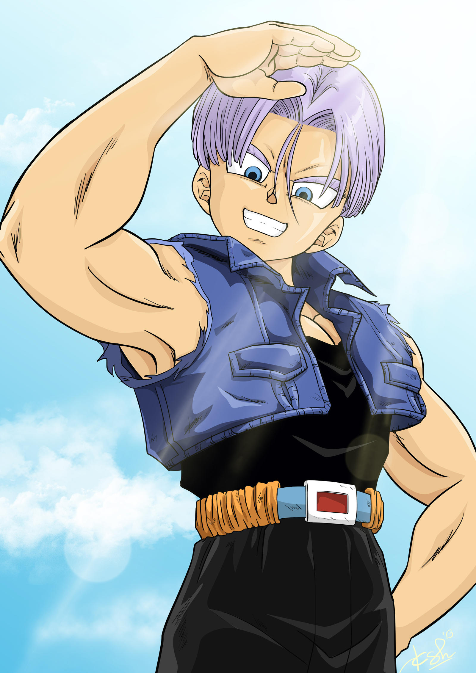 Future Trunks Fu Future Trunks fullcolor by koshami on DeviantArt