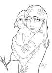 Chicken Hug by PMDallasArt