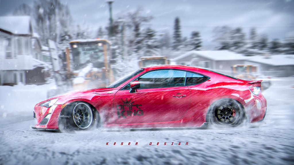Игры машины зимой. Машина в снегу. Красная дрифт машина. Японские машины зимой. Машина в снегу арт.