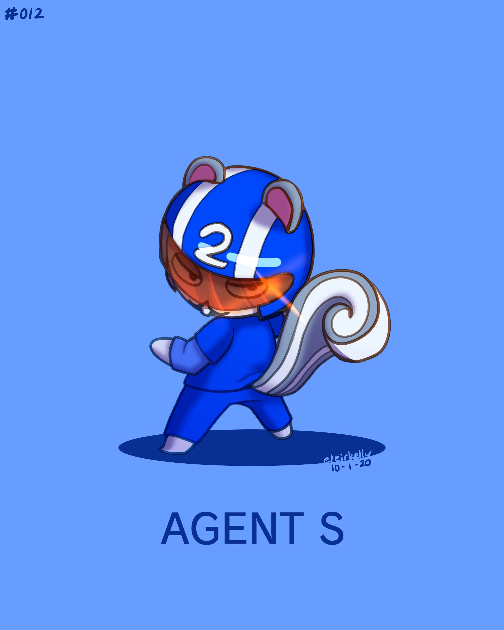 012 - Agent S (Animal Crossing: New Horizons) by eleirkelly on DeviantArt 012 - Agent S (Animal Crossing: New Horizons) by eleirkelly on DeviantArt