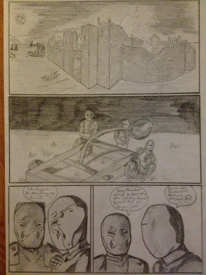 Brotherhood Comic page one test