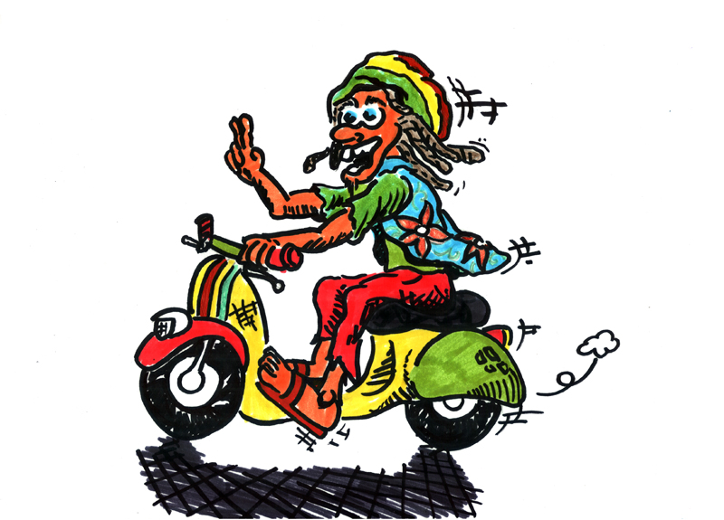 Rasta vespa