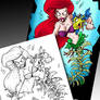 Zombie Ariel Little Mermaid