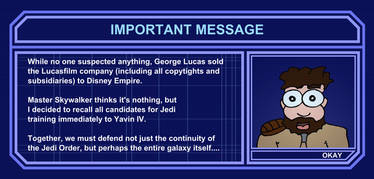 Important message from Master Katarn