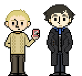 sherlock + john (GIF)