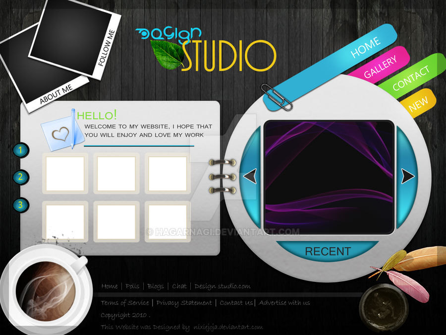 Design Studio Web Interface