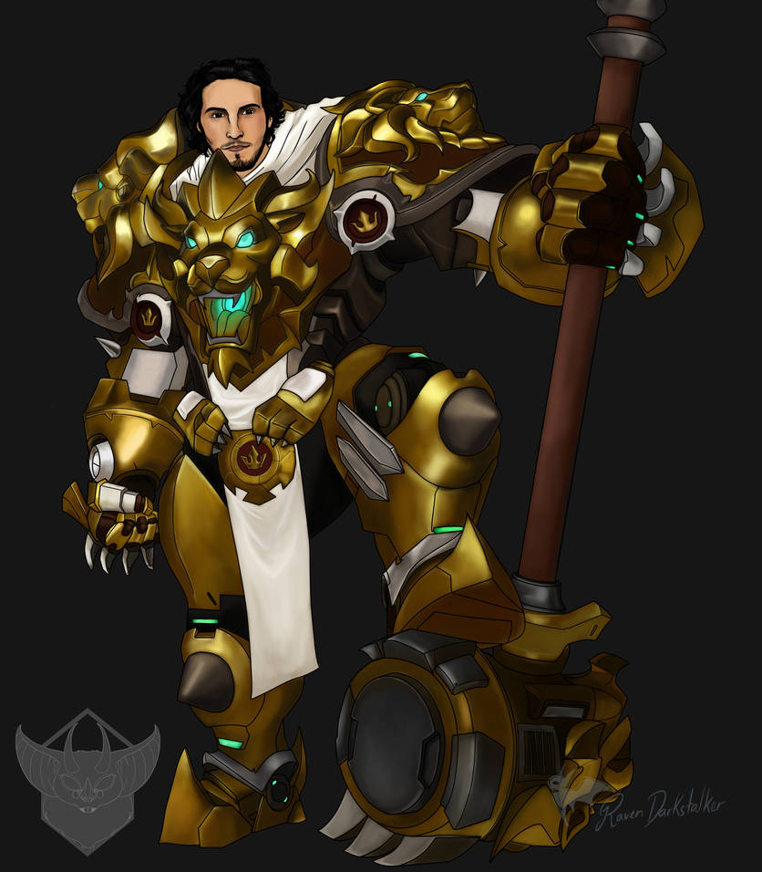 reinhardt fan portrait Commission by malice-wonka on DeviantArt