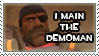 I Main the Demoman Stamp