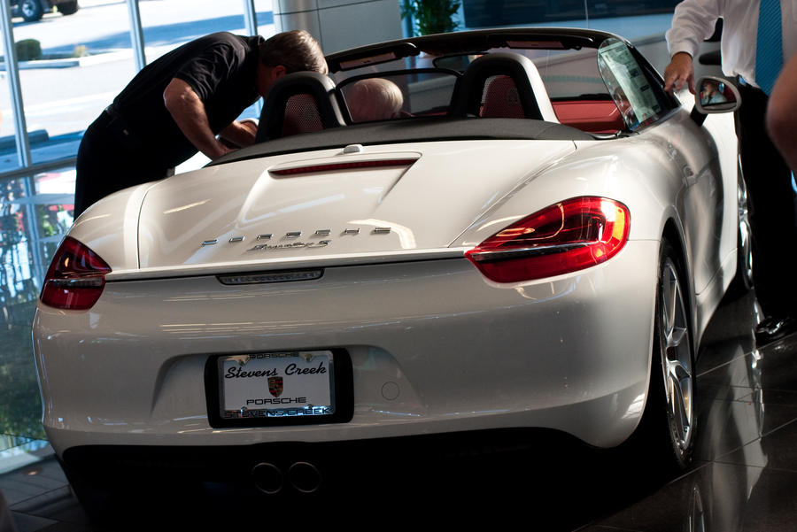Boxter Rear Unveiling the 2013 Porsche Boxter S - Rear View by SharkHarrington on ...