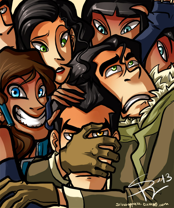 Team Avatar + creepy cousins