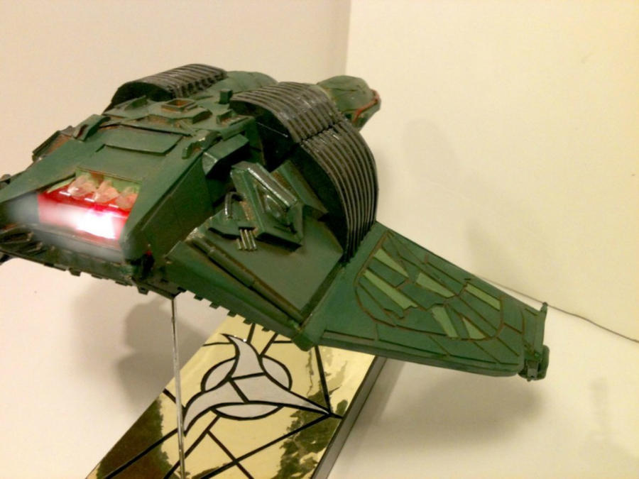 Star Trek Klingon Bird Of Prey Scratch Made Model
