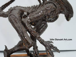 Alien Scratchmade Sculpture $300