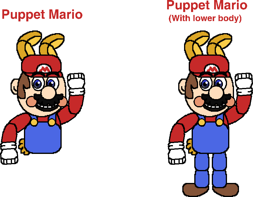 FNaS: SL - Puppet Mario (Mini Mario) by SarahDeFroggo225 on DeviantArt