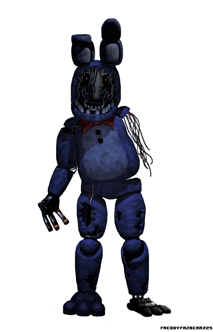 Five Nights At Freddys Bonnie Full Body Download - Fnaf 2 Withered Golden  Freddy PNG Image With Transparent Background png - Free PNG Images