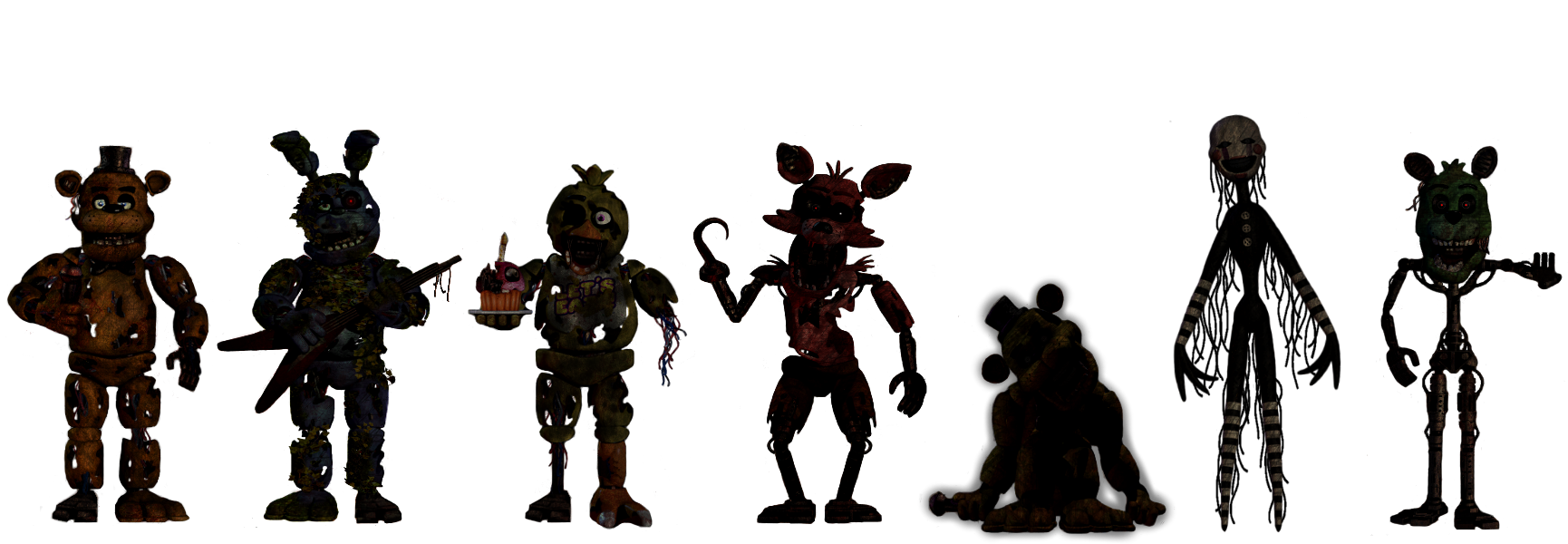 Fixed Animatronics The Return to Freddy's by Alexander133Official on  DeviantArt