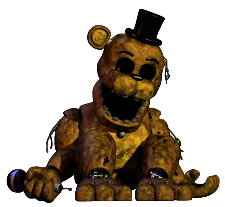 FNaF Custom Plush Showcase: Withered Golden Freddy 