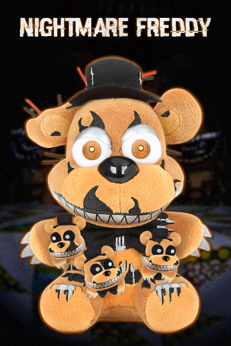 Funko Improved Nightmare Freddy Plush Edit by SarahDeFroggo225