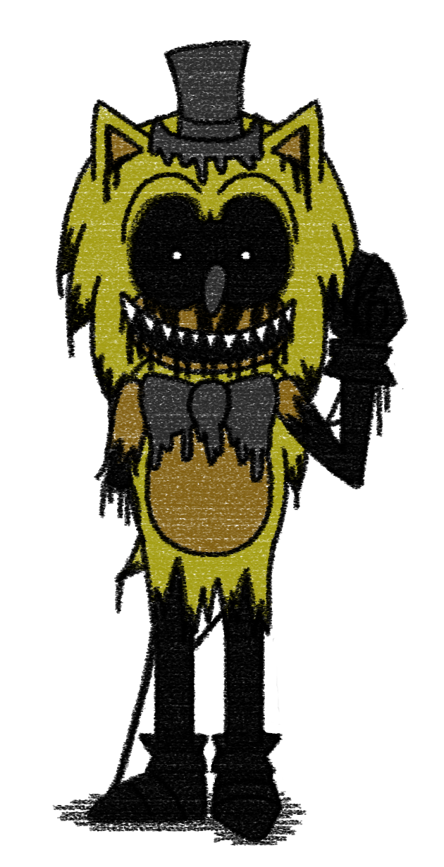 FNaS 3 - '27 Golden Sonic by SarahDeFroggo225 on DeviantArt