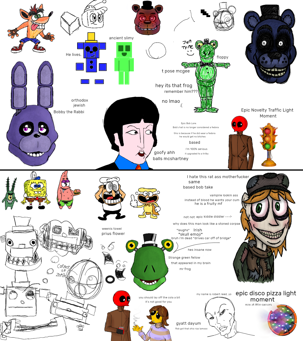 My Top 10 FNaF Characters by SarahDeFroggo225 on DeviantArt