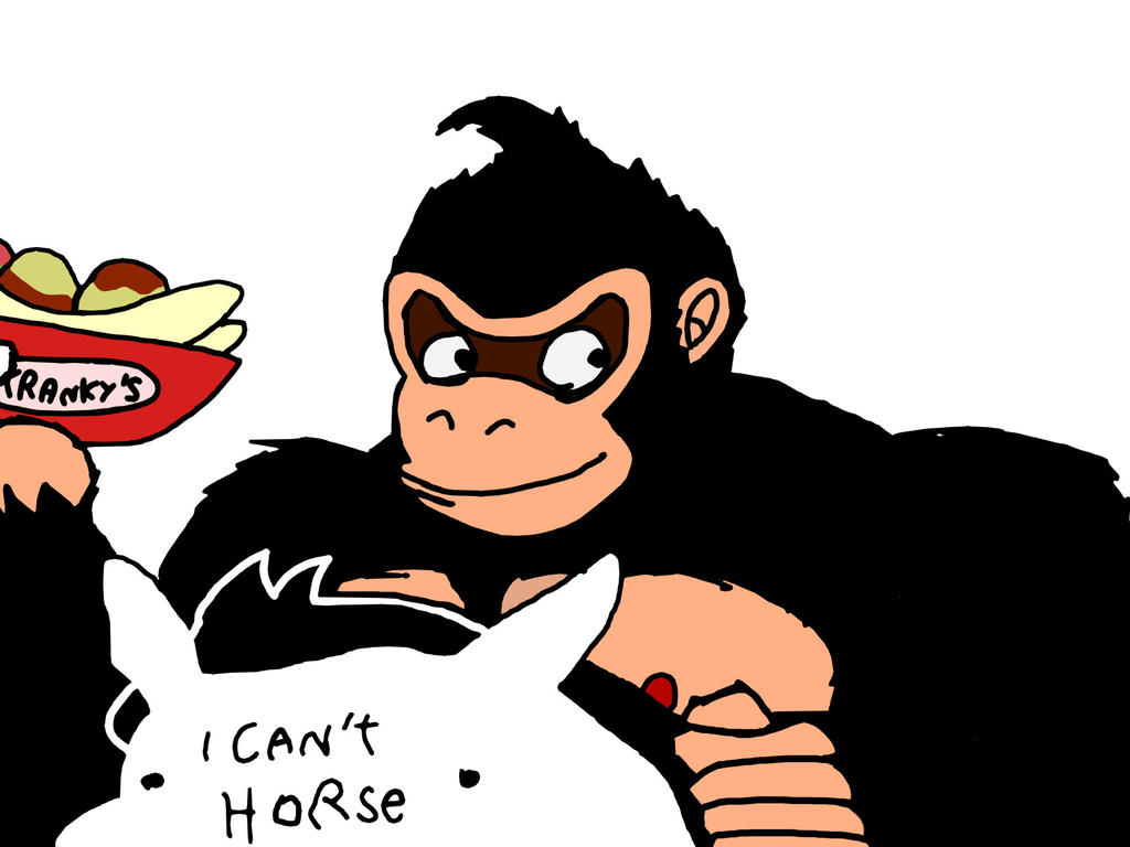 A Monkey And A Horse ( not )