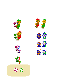Yoshi In 8-Bit + SMB2 Custom Mario Preview by Yoshi In 8-Bit + SMB2 Custom Mario Preview by