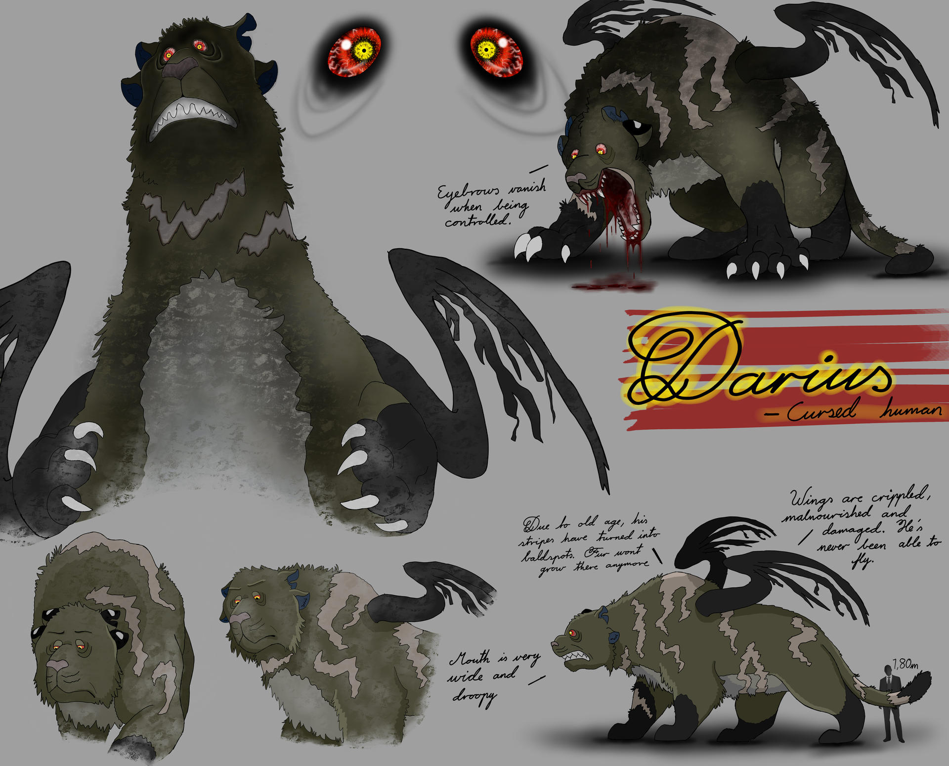 Darius Ref. Sheet by HumanityAfter on DeviantArt