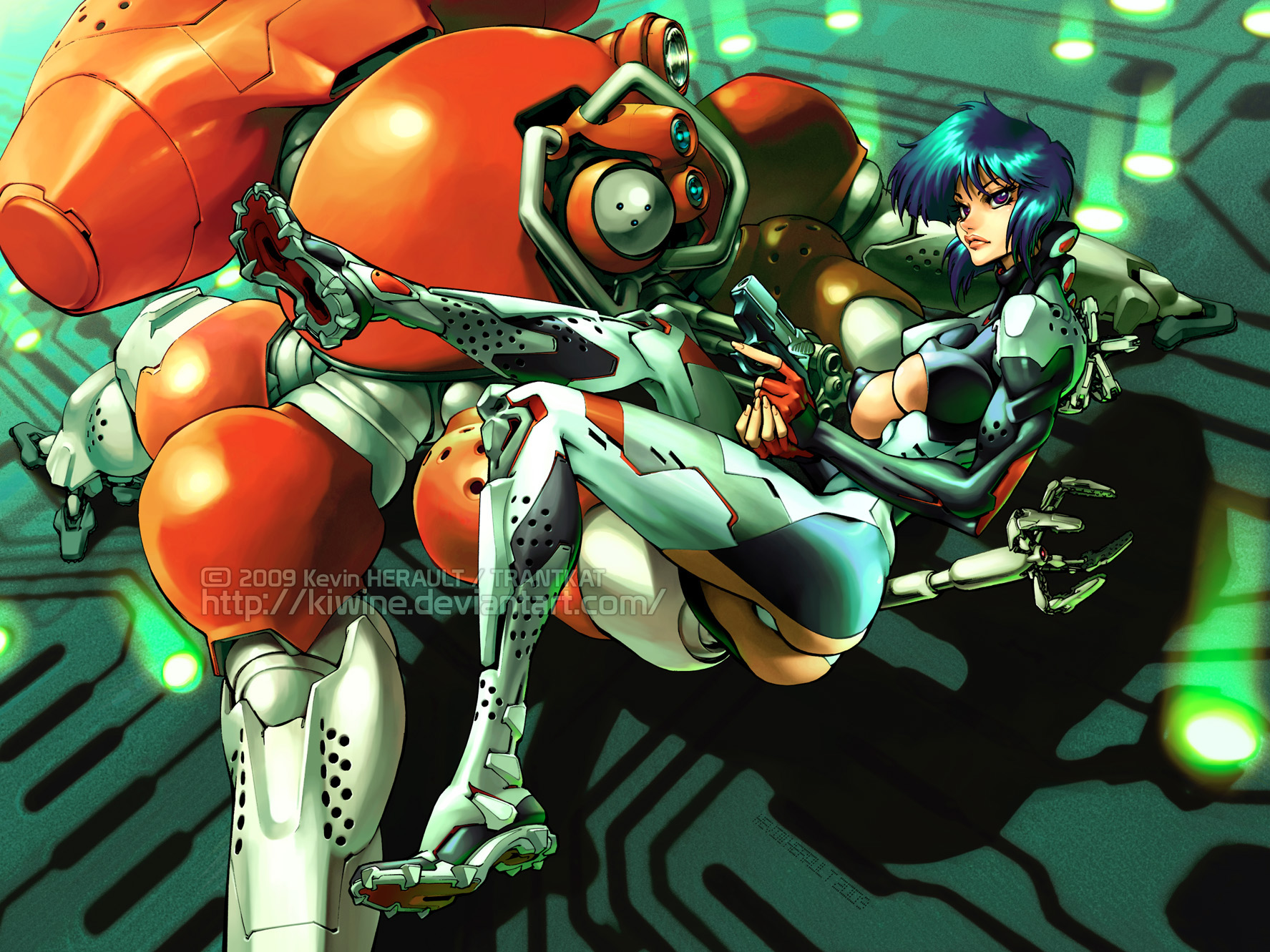 Major KUSANAGI Motoko by kiwine