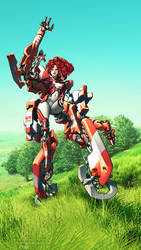 Mecha Bishoujo by kiwine