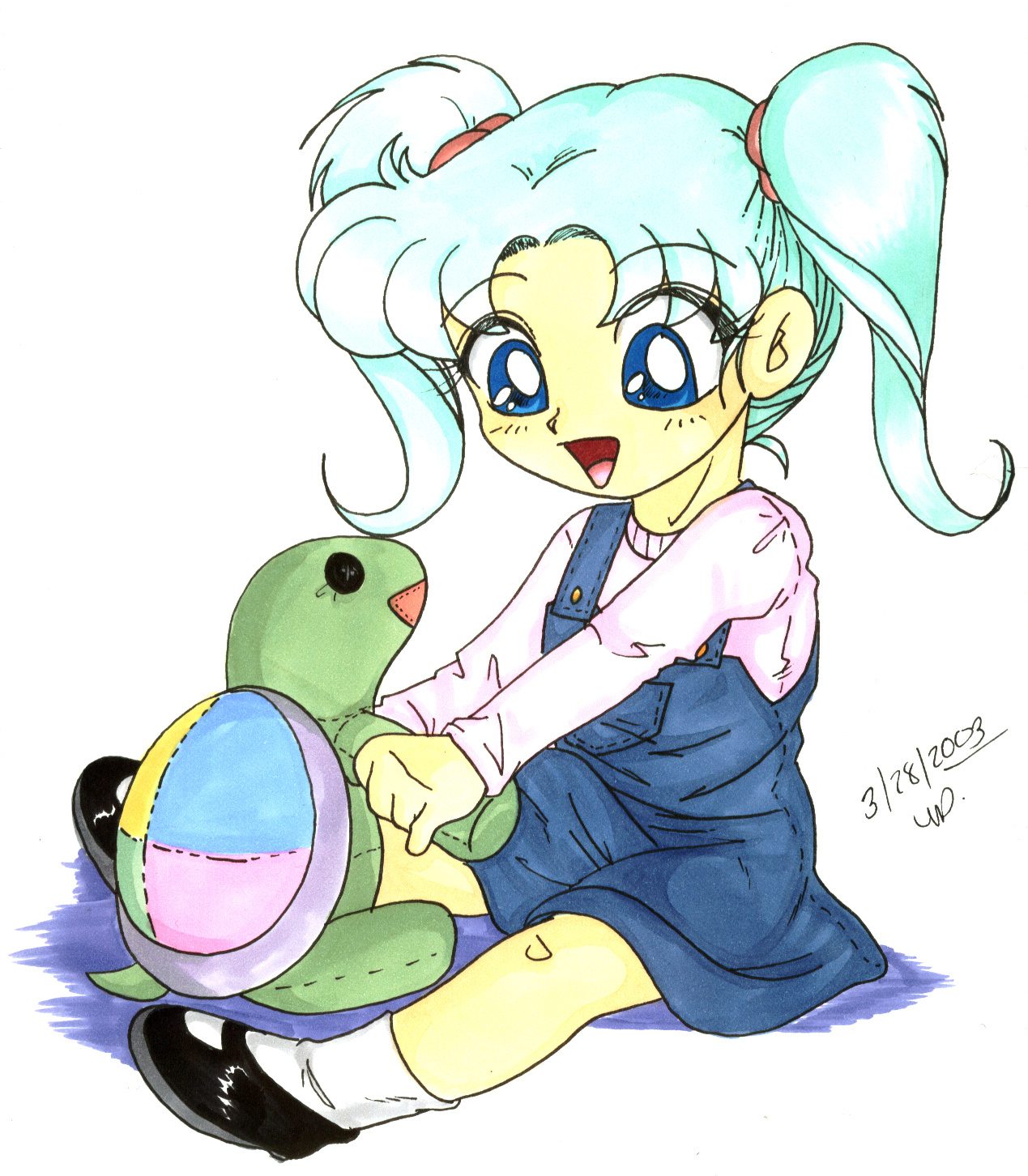 Kawaii Turtle Girl