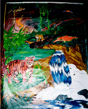 1997 Old Work- Jungle Paradise