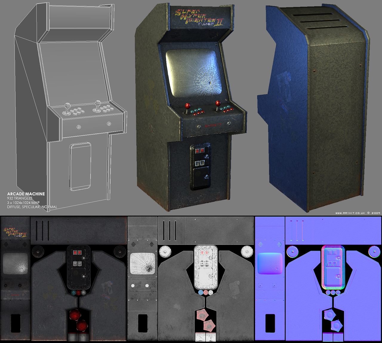 3D - Arcade Machine by raykitshum on DeviantArt