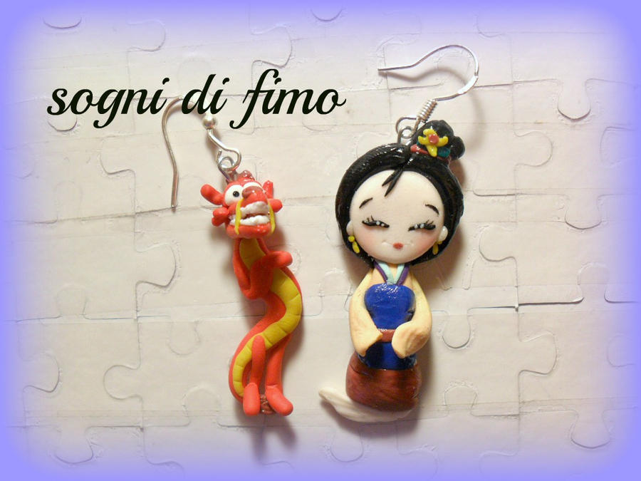 Mulan e Mushu Disney FIMO