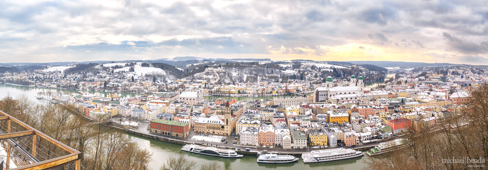 Passau im Winter