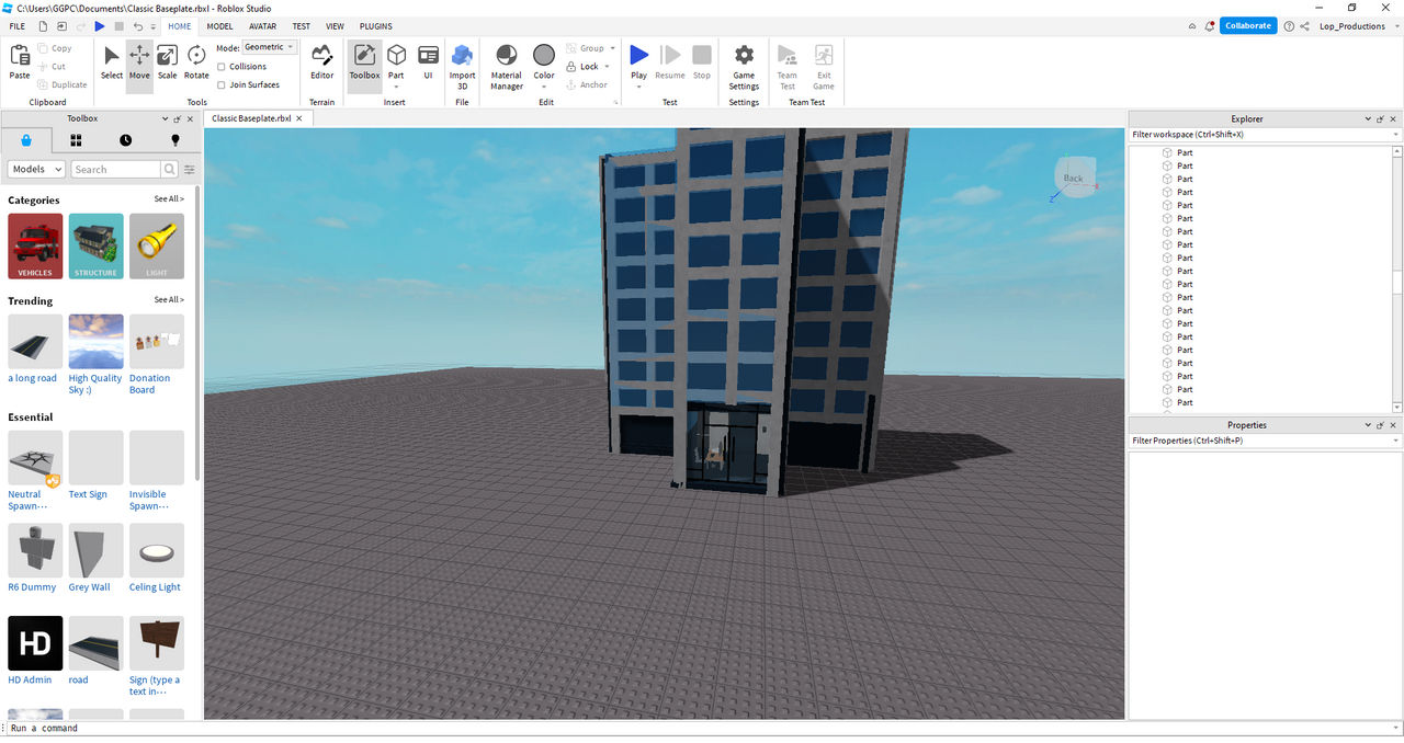 C Users GGPC Documents Classic Baseplate.rbxl - R by lop-productions on ...