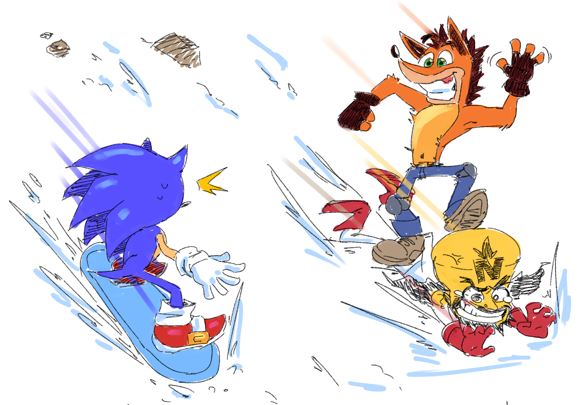 Who else thinks a Sonic/Crash Bandicoot crossover would be fun? : r/ crashbandicoot