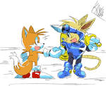 Tails and Sparkster