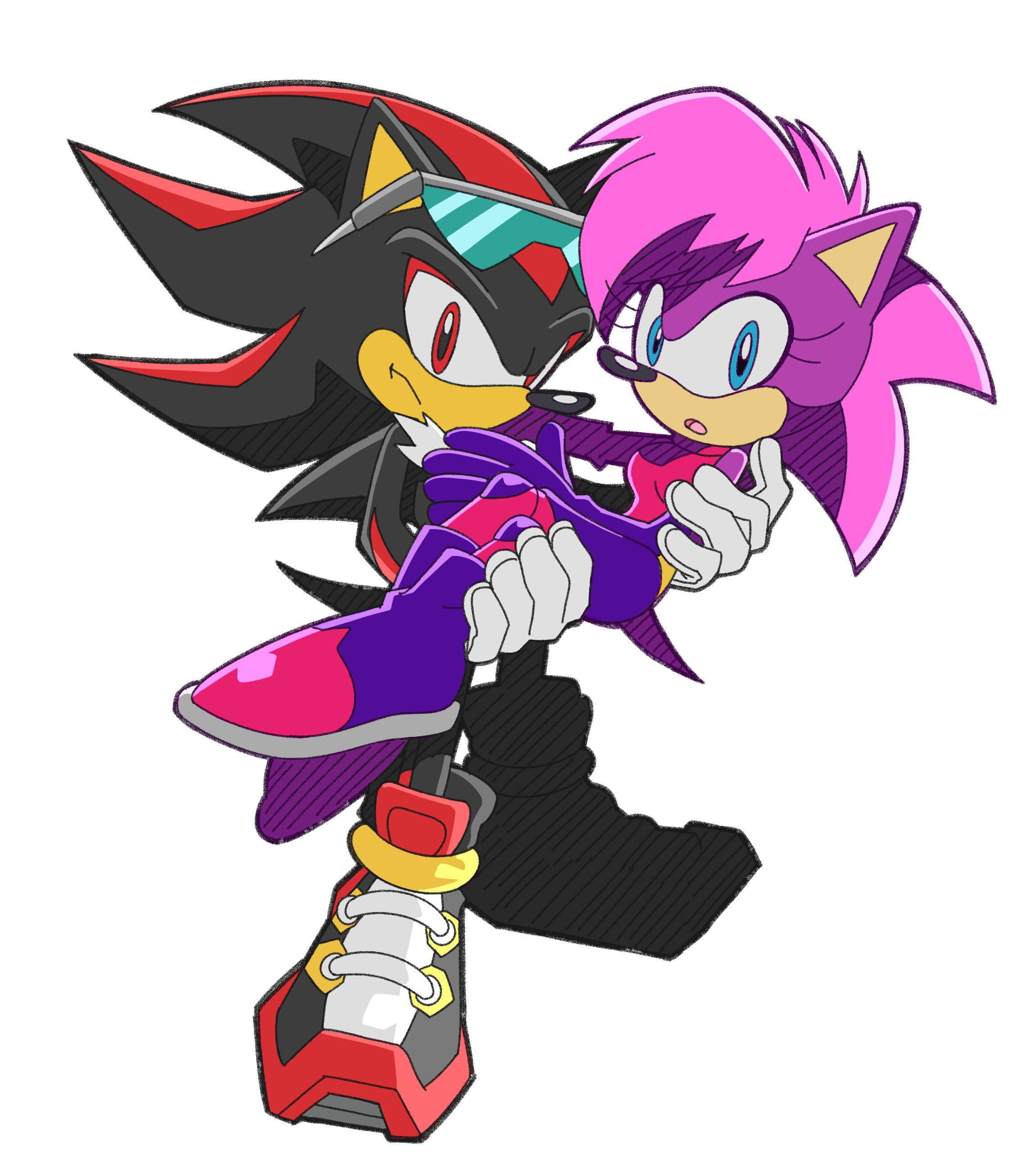 Shadow x Sonia- Commission by KayllaTheCat on DeviantArt